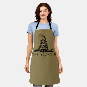 Gadsden Rattlesnake Flag: Revolutionary War 1776 Apron