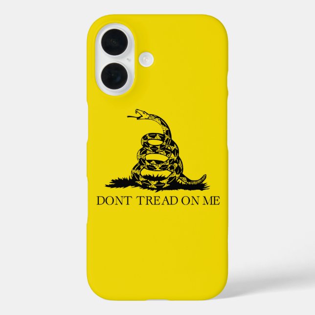 Gadsden Rattlesnake Flag: Revolutionary War 1776 Case-Mate iPhone Case (Back)