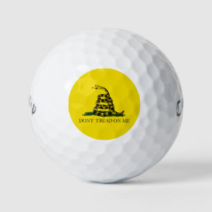 Gadsden Rattlesnake Flag: Revolutionary War 1776 Golf Balls