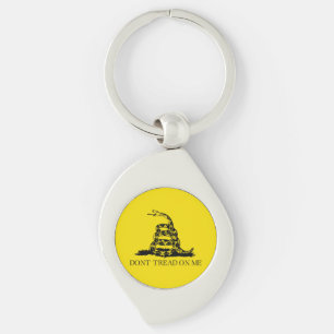 Gadsden Rattlesnake Flag: Revolutionary War 1776 Key Ring