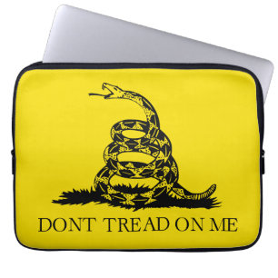 Gadsden Rattlesnake Flag: Revolutionary War 1776 Laptop Sleeve