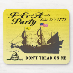 Gadsden - Tea Party Like It's 1773 Mousepad