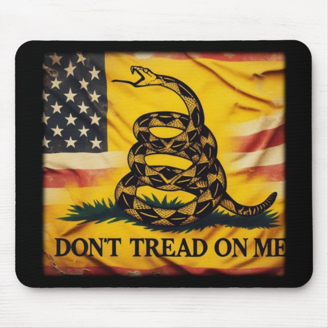 Gadsen Flag Don't Tread On Me Mouse Mat (Front)