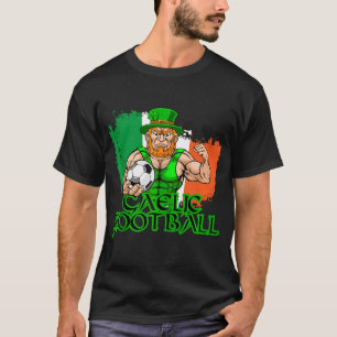 Gaelic Football Heart Celtic Irish Soccer Rugby Ba T-Shirt
