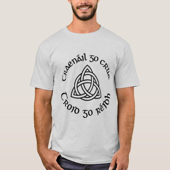 Gaelic "Train Hard, Fight Easy" T-Shirt (Front)
