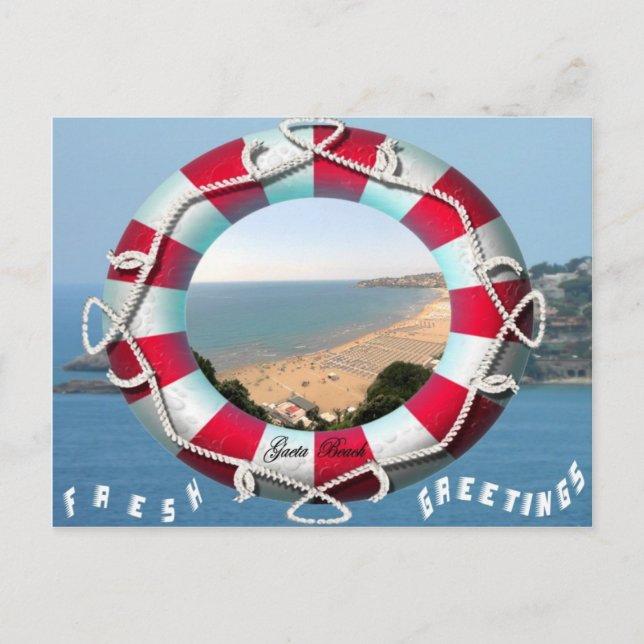 Gaeta Fresh Greetings Postcard (Front)