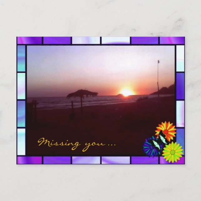 Gaeta-Sunshine on Beach Postcard (Front)