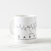 Gaetane peptide name mug (Front Left)