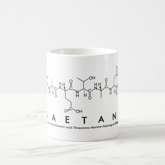 Gaetane peptide name mug (Center)