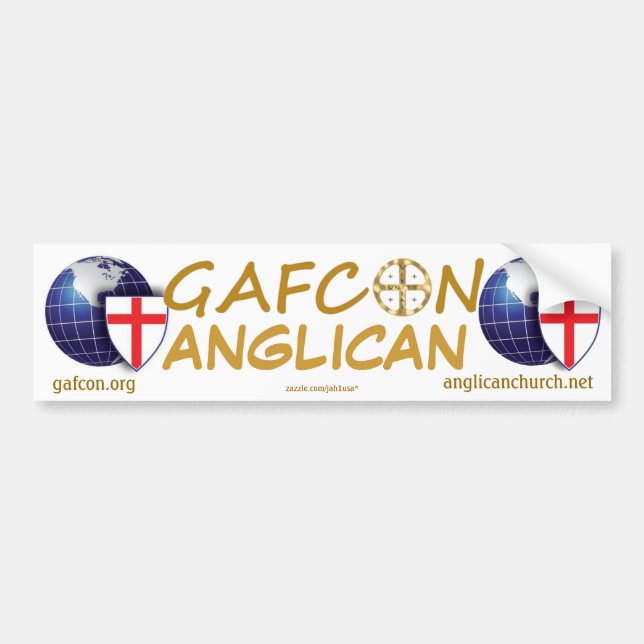 GAFCON ANGLICAN BUMPER STICKER (Front)