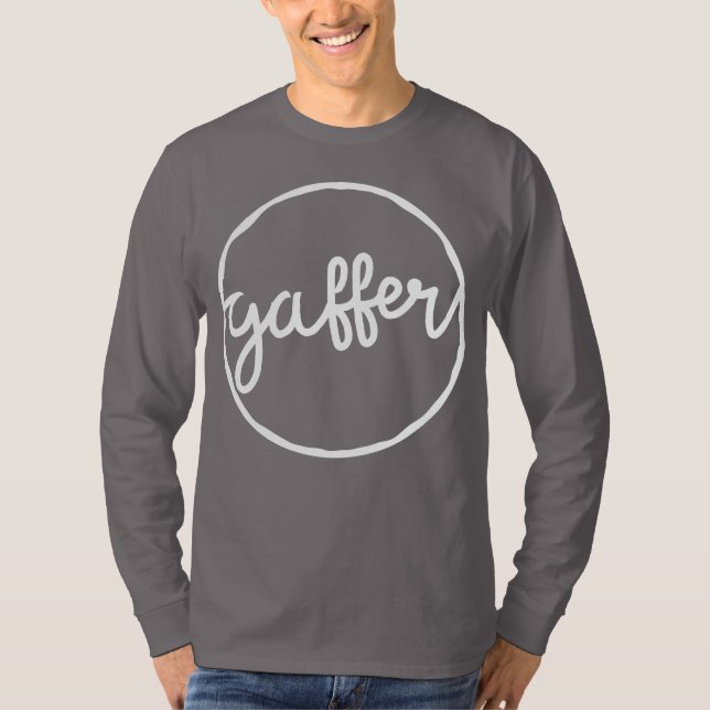 Gaffer British, London Slang for Boss Tee (Front)