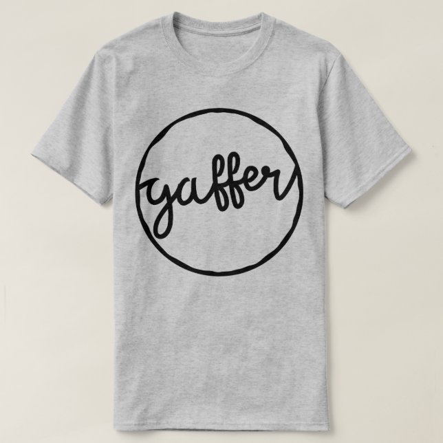 Gaffer British Soccer Slang Dialect TShirt (Design Front)