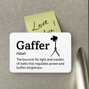 Gaffer Defintion - Set Life 4" x 6" Flex Magnet