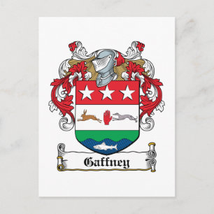 Gaffney Family Crest Postcard