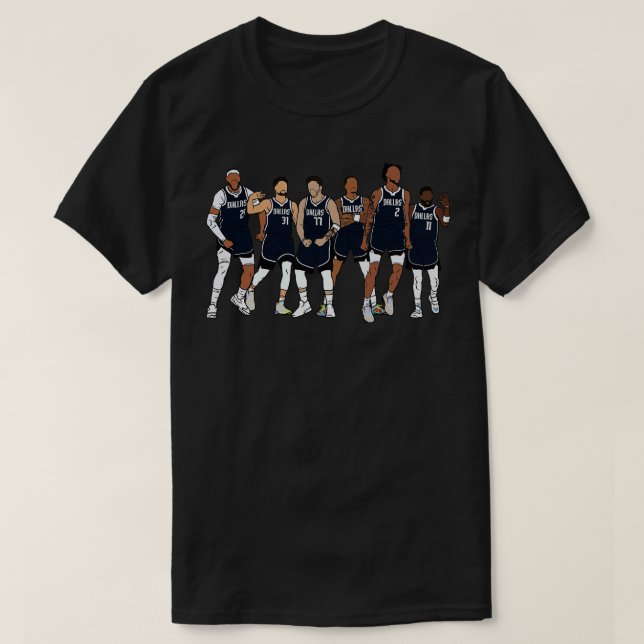 Gafford Klay Luka PJ Lively Kyrie TShirt (Design Front)