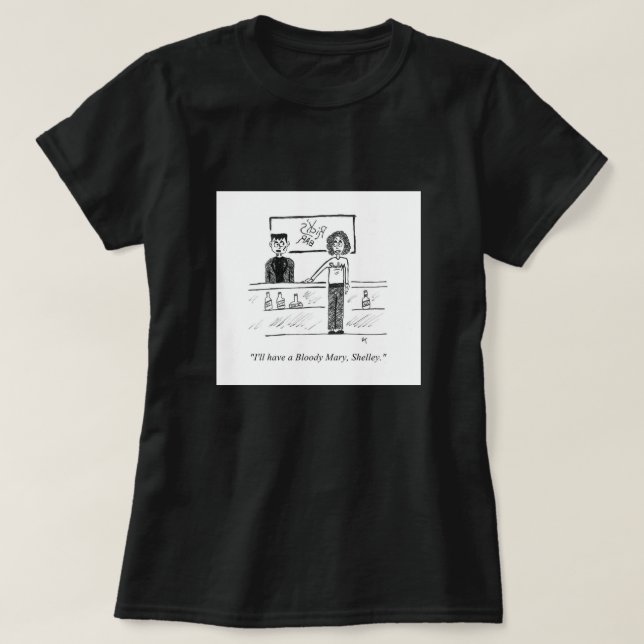 Gag Cartoon T-Shirt (Design Front)