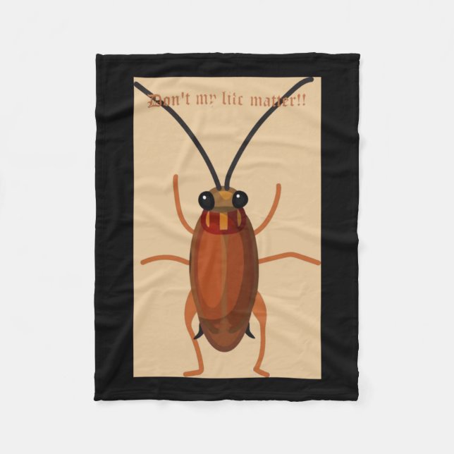 Gag Print  Fleece Blanket (Front)