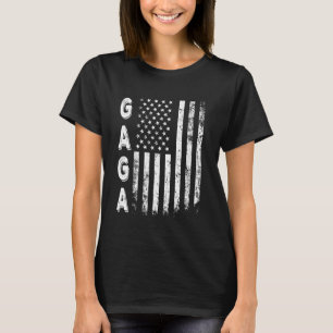 Gaga America Flag Mother's Day 4th of July Women X T-Shirt