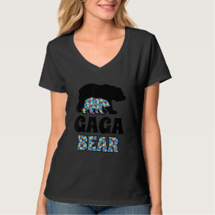 Gaga Bear Autism Awareness T-Shirt