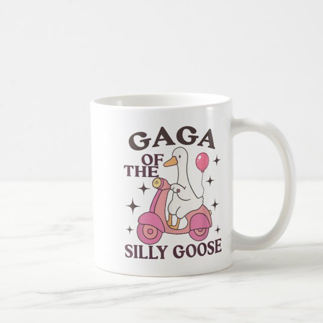 Gaga Goose On The Loose Funny Birthday Matching Fa Coffee Mug (Right)