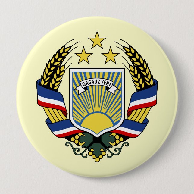 Gagauzia, Moldova 10 Cm Round Badge (Front)