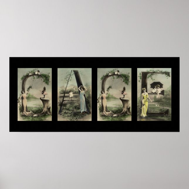 GAGE Alphabet Letter Name Art Poster (Front)