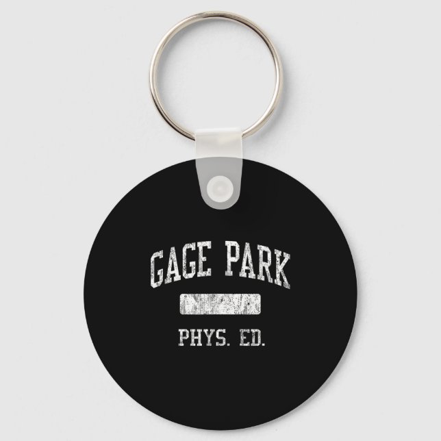 Gage park high school hs chicago il phys ed  key ring (Front)