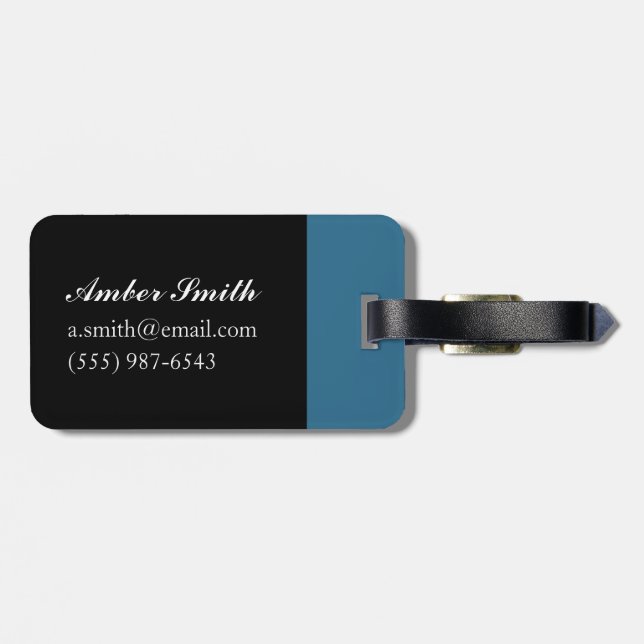 Gaggle 2012 luggage tag (Back Horizontal)