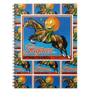 Gagnant Orange Label Notebook