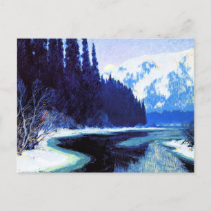 Gagnon - A Silent Stream of the North Postcard