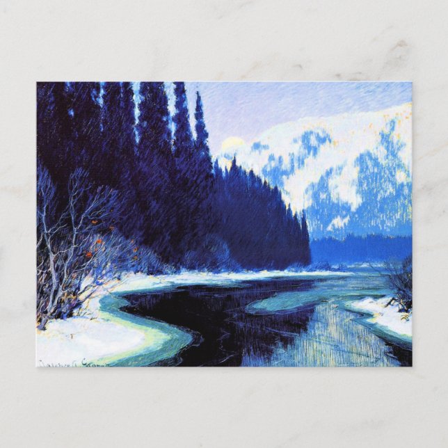 Gagnon - A Silent Stream of the North Postcard (Front)