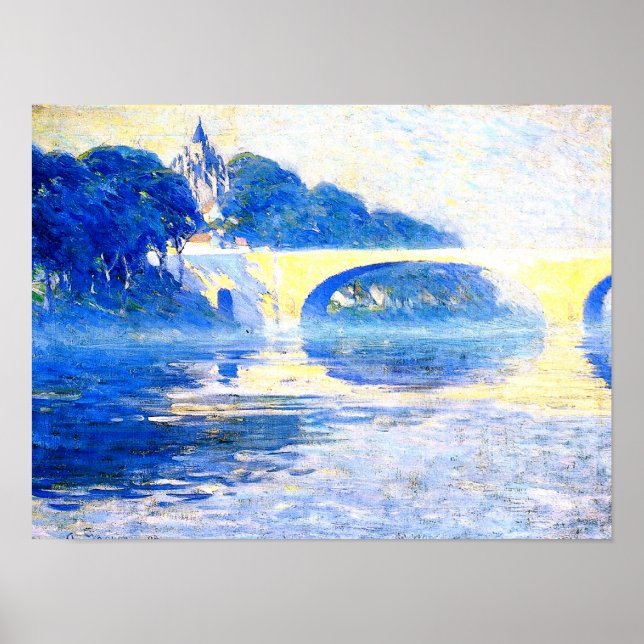 Gagnon - Early Morning Mist, Pont de l'Arche Poster (Front)