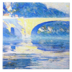 Gagnon - Early Morning Mist, Pont de l'Arche Tile