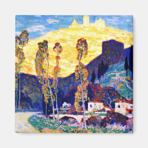 Gagnon - Evening, Siena - famous painting Magnet