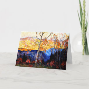 Gagnon - Golden Autumn, Laurentians Card