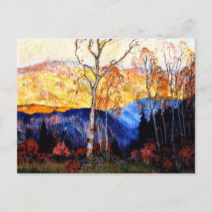 Gagnon - Golden Autumn, Laurentians Postcard