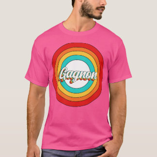 Gagnon Name Shirt Vintage Gagnon Circle