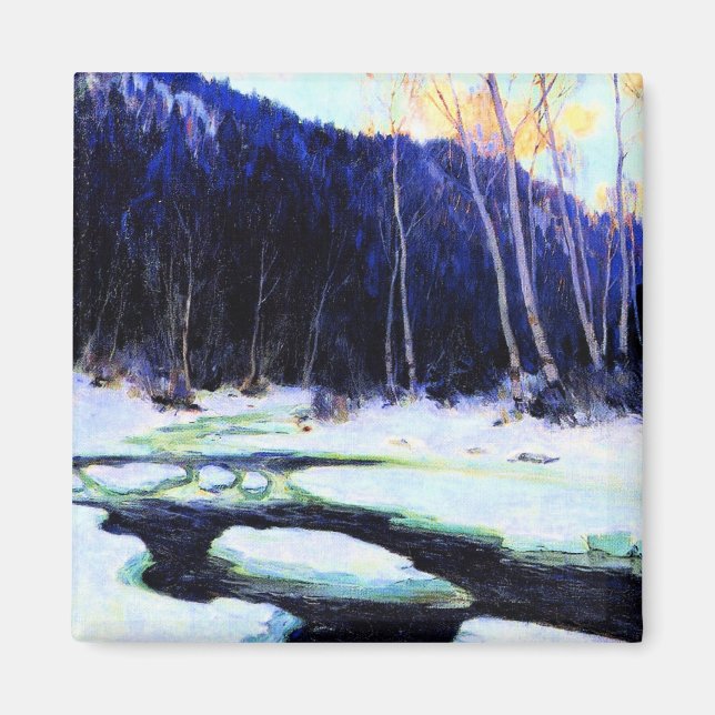 Gagnon - River Thaw, fine art Magnet (Front)