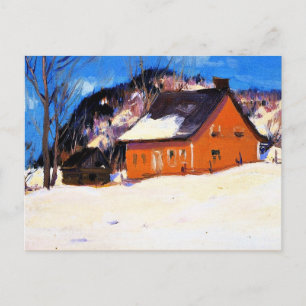 Gagnon - The Red House, fine art, Postcard
