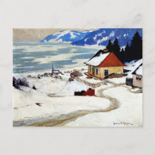 Gagnon - The Red Sleigh Postcard