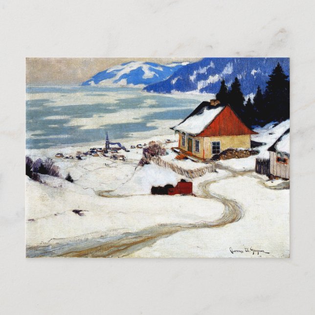 Gagnon - The Red Sleigh Postcard (Front)