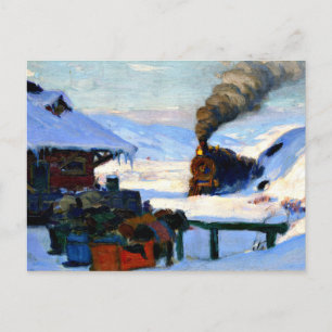 Gagnon - The Train, Baie-Saint-Paul Postcard