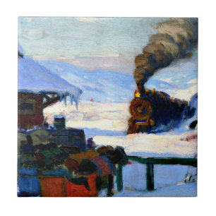 Gagnon - The Train, Baie-Saint-Paul Tile