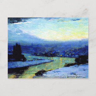 Gagnon - Twilight, fine art painting Postcard