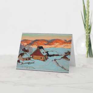 Gagnon - Twilight - Winter in Quebec Card