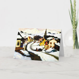Gagnon - Village in the Laurentian Mountains Card