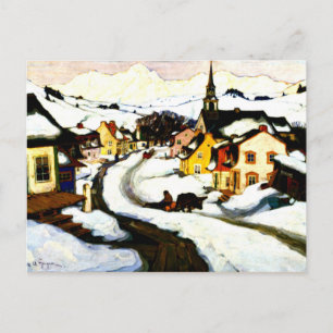 Gagnon - Village in the Laurentian Mountains Postcard