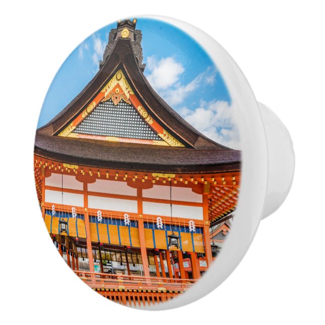 Gai-Haiden, Fushimi Inari-Taisha shrine, Kyoto #2 Ceramic Knob (Right)