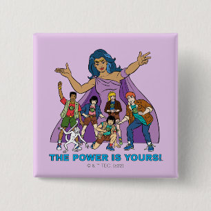 Gaia and the Planeteers Graphic 15 Cm Square Badge