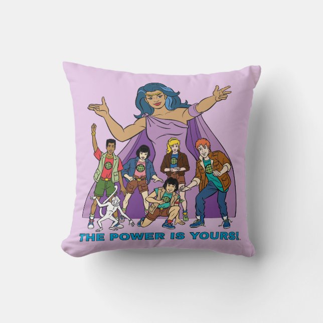 Gaia and the Planeteers Graphic Cushion (Front)